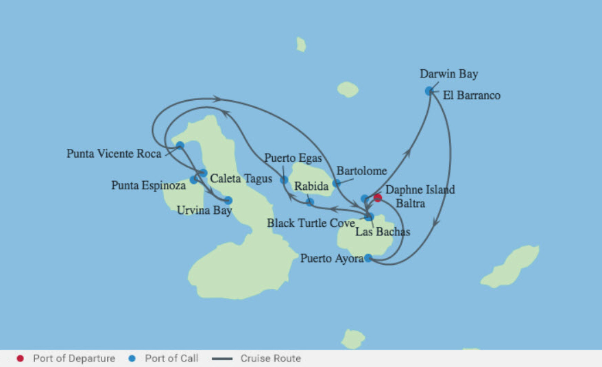 Galapagos Islands June 2021 Itinerary