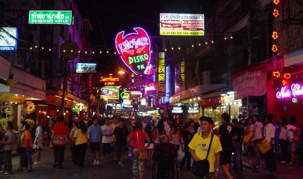 Walking Street located in Pattaya